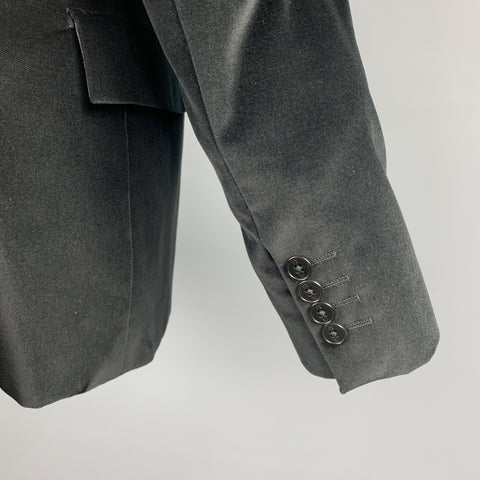 PS by PAUL SMITH Size 40 Black Velvet Notch Lapel Sport Coat
