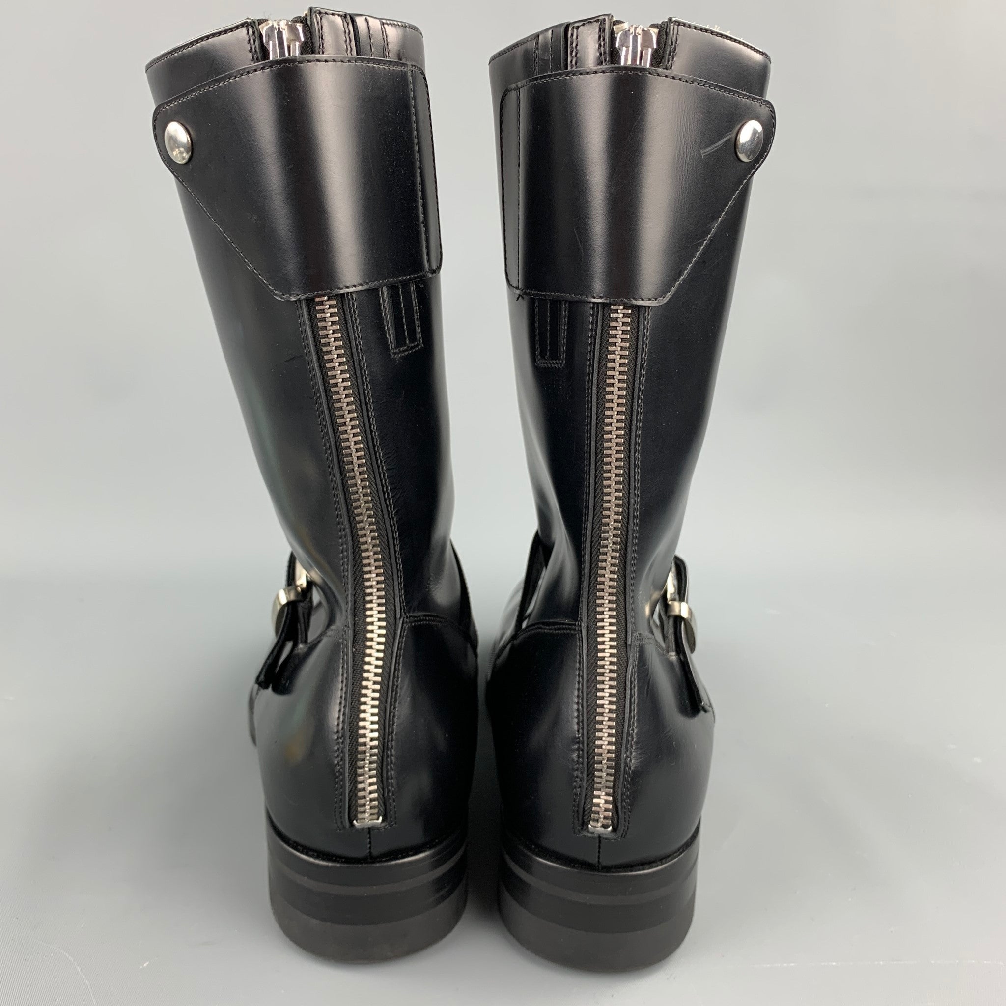 PaulSmith ブーツ PAUL SMITH Size 9 Black Leather Biker Boots – Sui Generis Designer