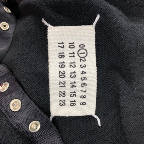 MAISON MARTIN MARGIELA Size S Black Cotton / Modal Cardigan