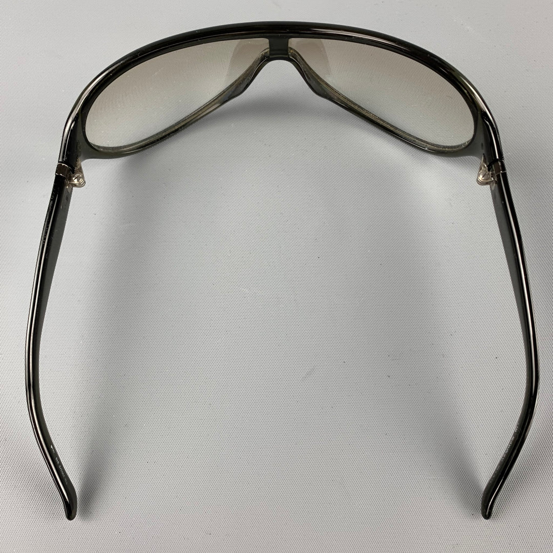 YVES SAINT LAURENT by TOM FORD Grey Acetate Clear Lens Sunglasses