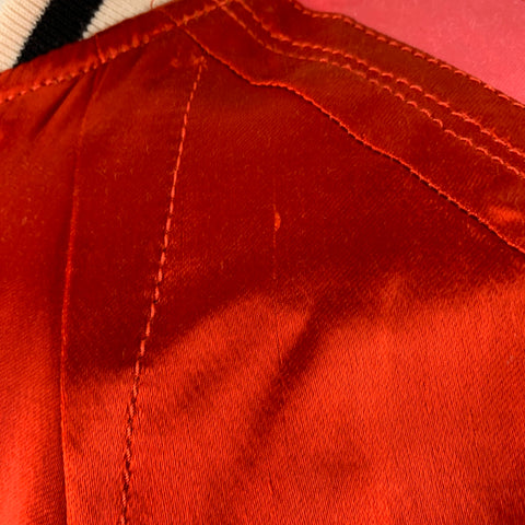 HAIDER ACKERMANN Taille M Veste Bomber Patchwork Orange