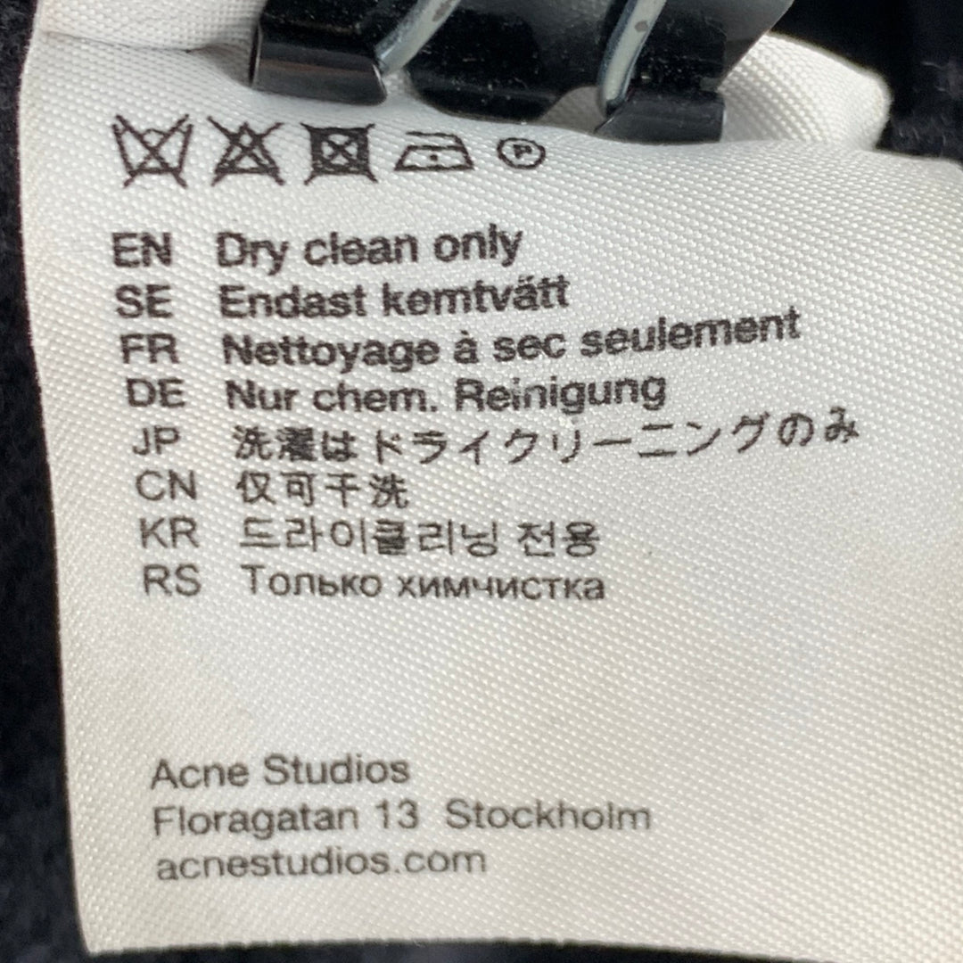 ACNE STUDIOS Bufandas de lana negras