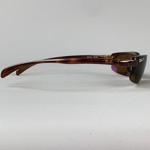 RAY-BAN Brown Acetate Polarized Sunglasses