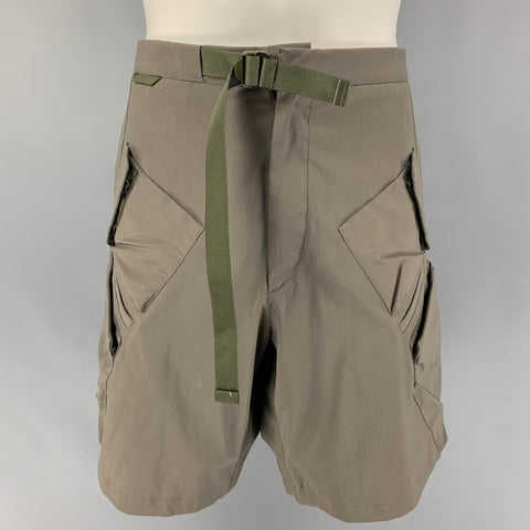 ACRONYM SS 22 Size L Gray Polyester Zip Fly SP29-M Shorts