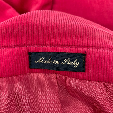 POLO by RALPH LAUREN Size L Pink Corduroy Cotton Notch Lapel Sport Coat