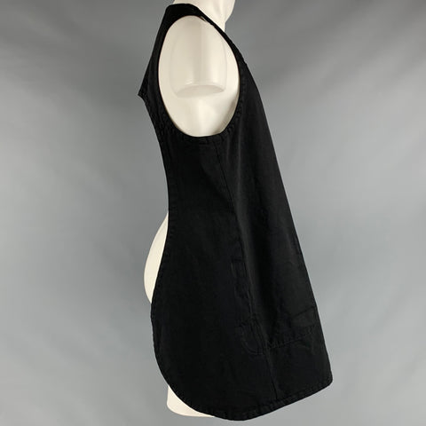 COMME des GARCONS HOMME PLUS Taille S Débardeur Tablier Noir Polyester