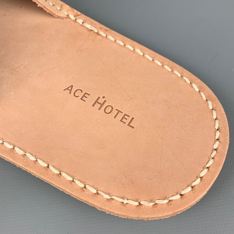 ACE HOTEL x Hender Scheme Talla 11 Sandalias de cuero beige