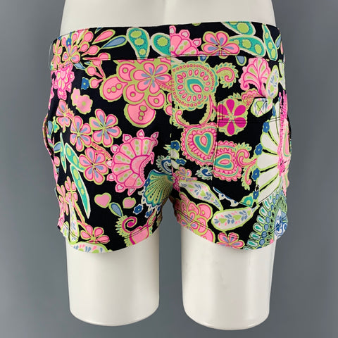 M. TURK Taille 32 Maillot de bain en nylon élasthanne multicolore Paisley rose