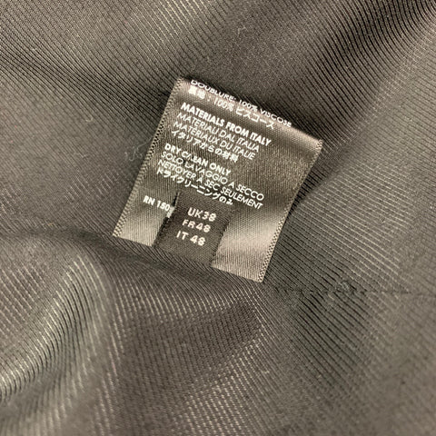 AMIRI Size 38 Black Jacquard Viscose Wool Peak Lapel Sport Coat