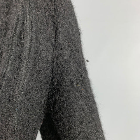 COMME des GARCONS HOMME PLUS Size M Black Wool Blend Textured Jacket