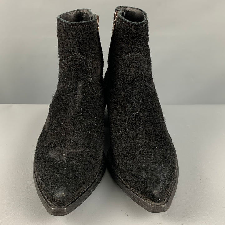 SAINT LAURENT Size 10 Western Boots