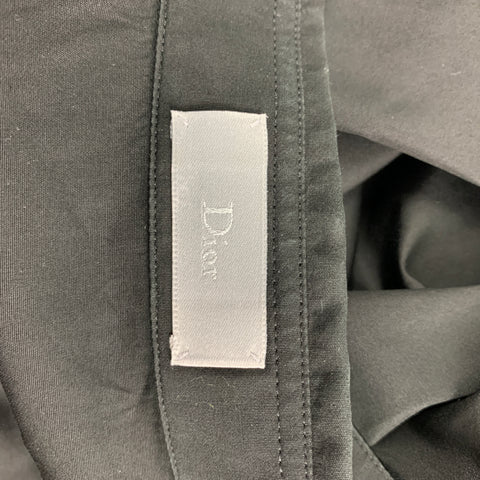 DIOR HOMME Size M Black Cotton Long Sleeve Shirt