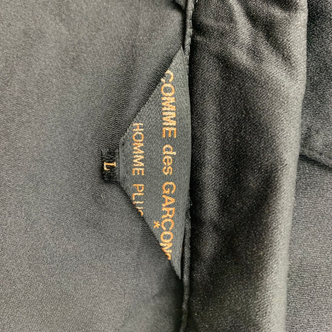 COMME des GARCONS HOMME PLUS Size L Black Polyester Oversized Jacket