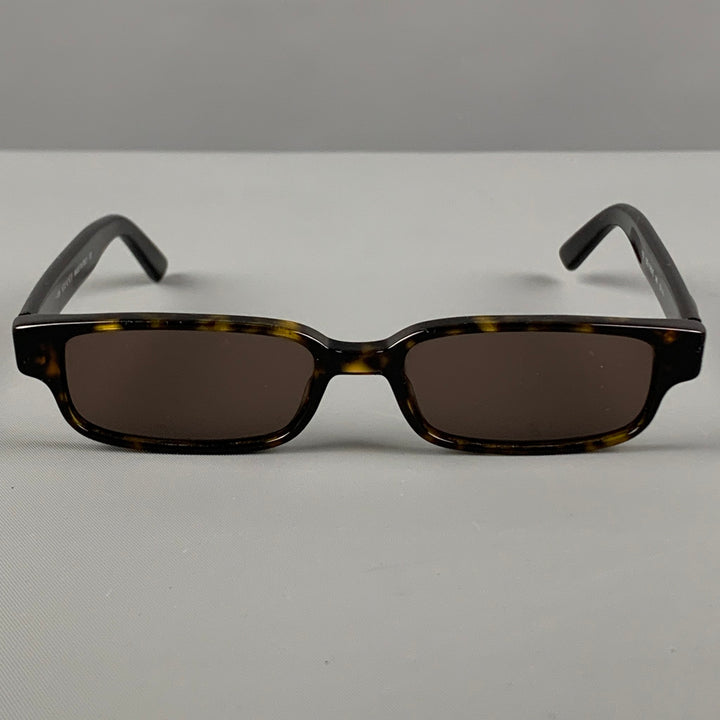 GUCCI Brown Black Tortoise Acetate Sunglasses