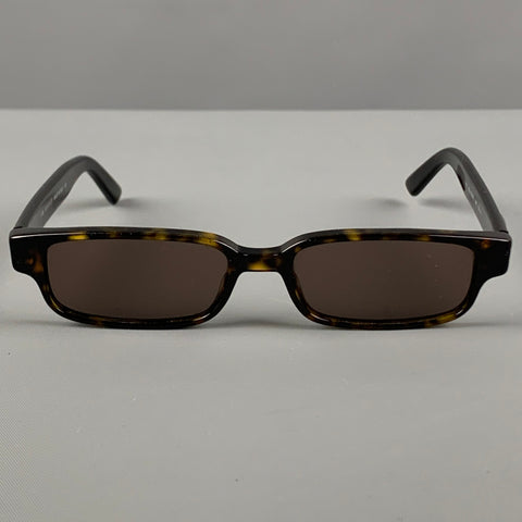 GUCCI Lunettes de soleil en acétate marron noir écaille