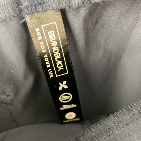 BRANDBKLACK Size M Navy Drop Crotch Drawstring Shorts