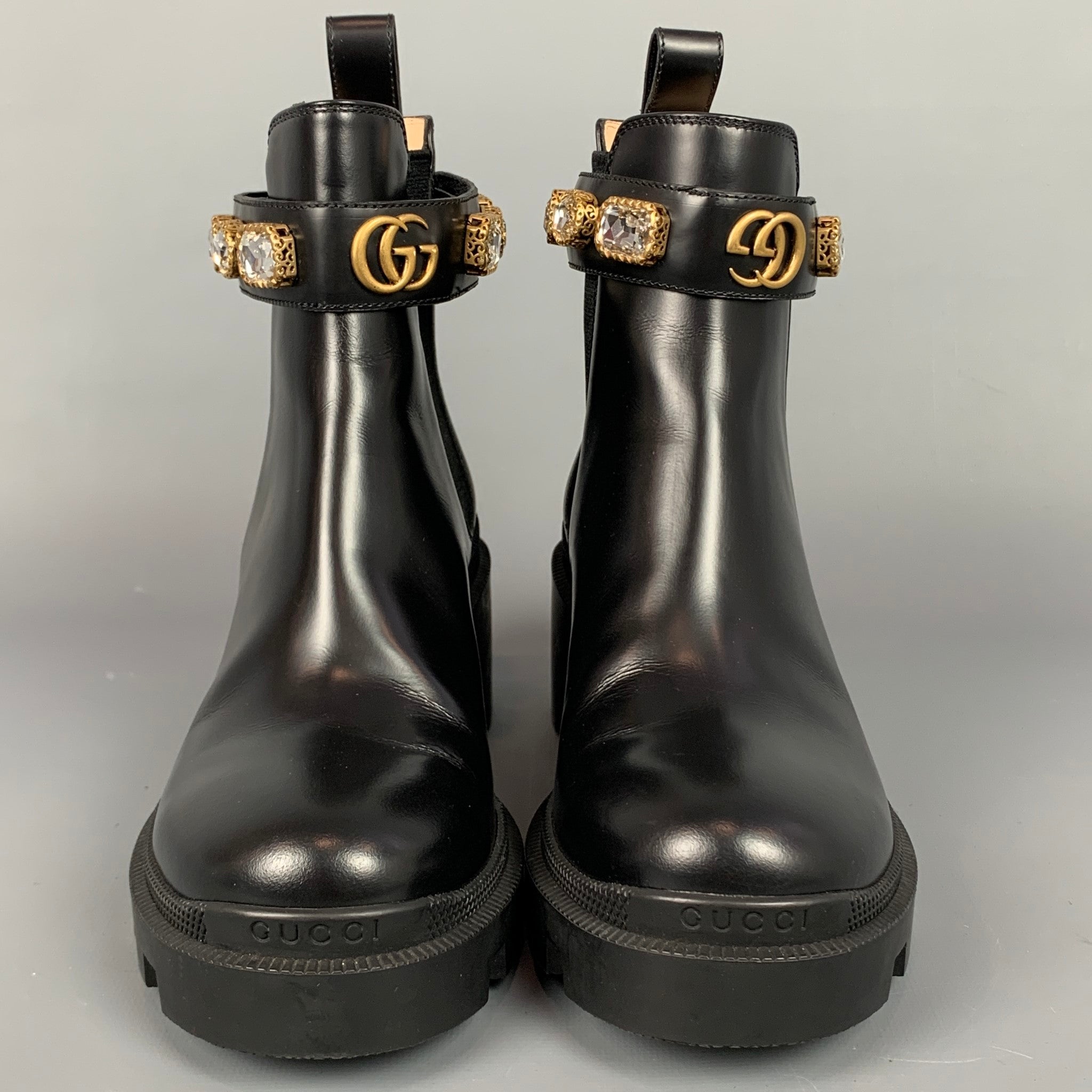 Gucci on sale embellished boots