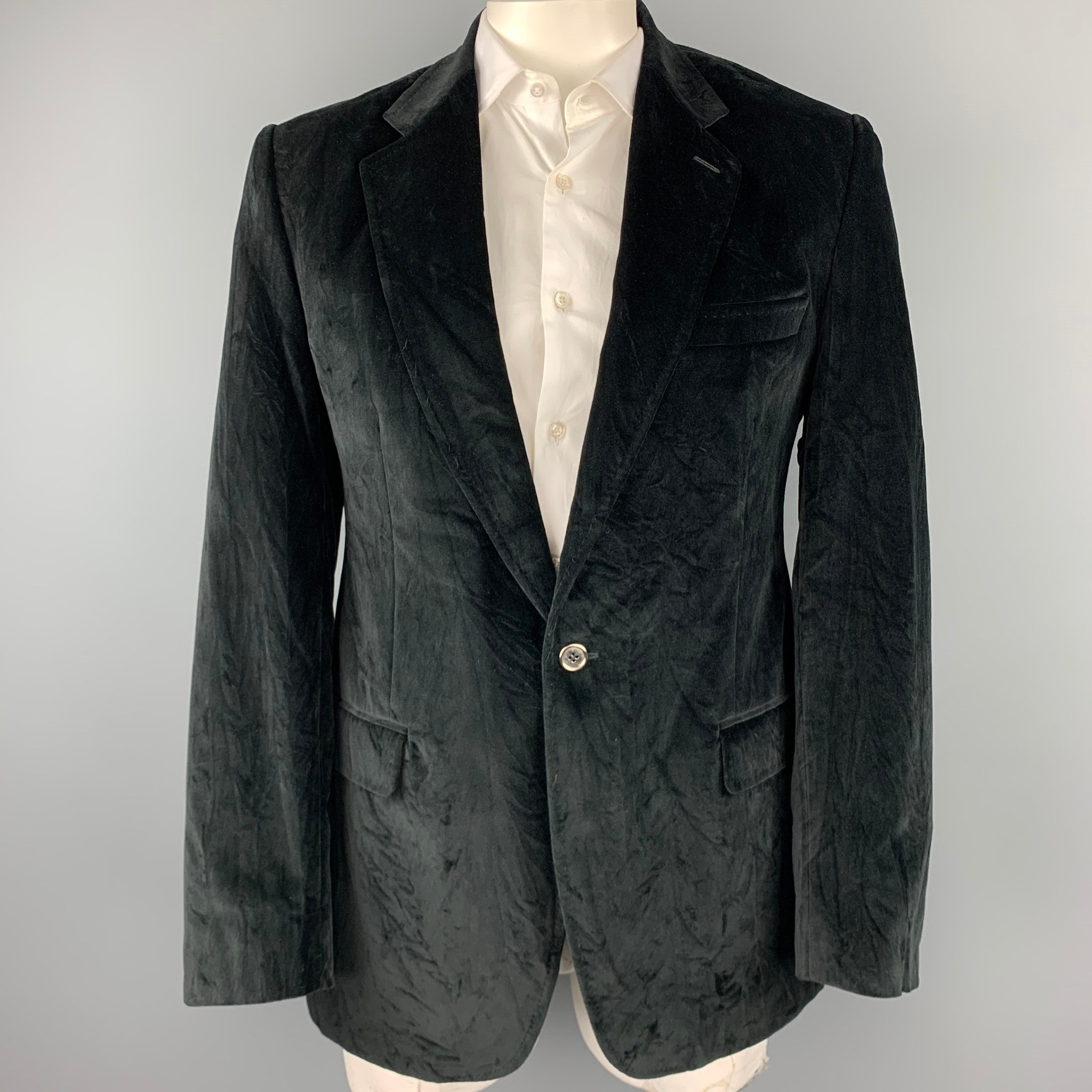 Black velvet sport online coat