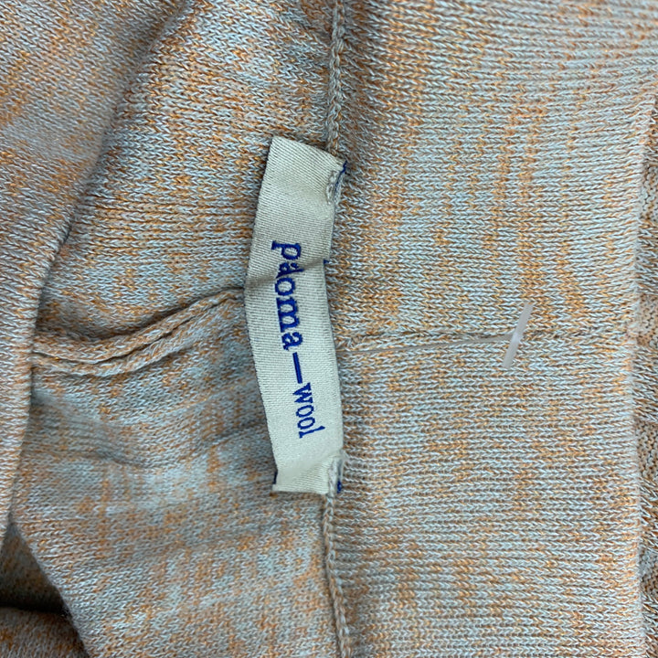 PALOMA WOOL Taille S Orange Viscose Blend Heather Pantalon décontracté taille haute