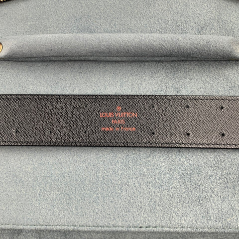 LOUIS VUITTON Ponche Monte Carlo Black Textured Epi Leather Jewelry Case