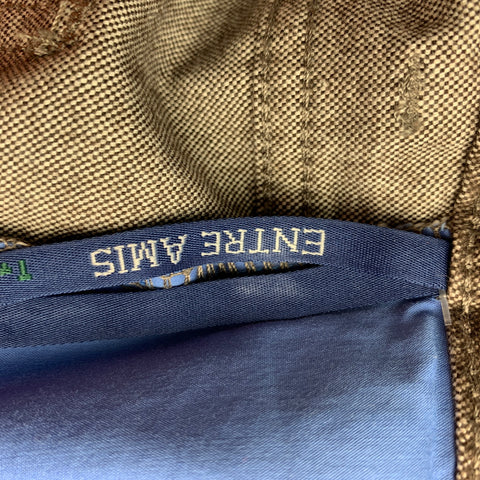 ENTRE AMIS Size 30 Brown Cotton Blend Jean Cut Casual Pants