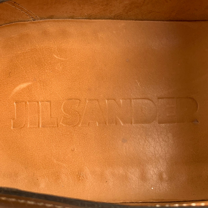 JIL SANDER x RAF SIMONS Size 11 Tan Leather Laceless Dress Shoes