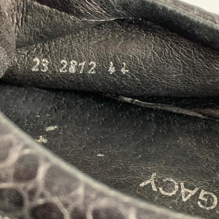 OUR LEGACY Size 11 Black Leather Sneakers