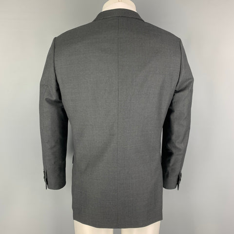 THE KOOPLES Size 38 Charcoal Wool Peak Lapel Sport Coat