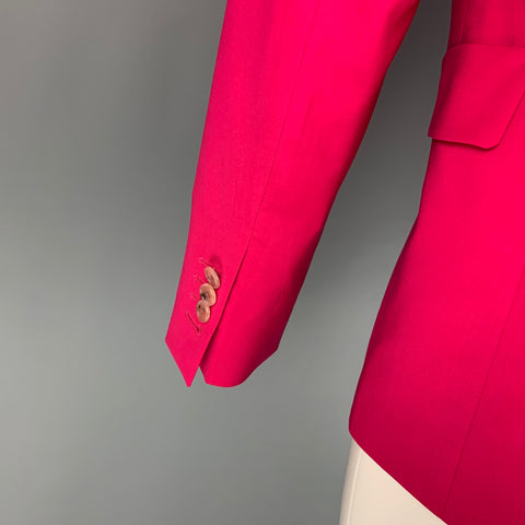 PAUL SMITH Size 36 Regular Pink Wool Sport Coat