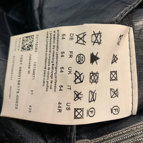 HUGO BOSS Size 44 Black Zip Up Jacket