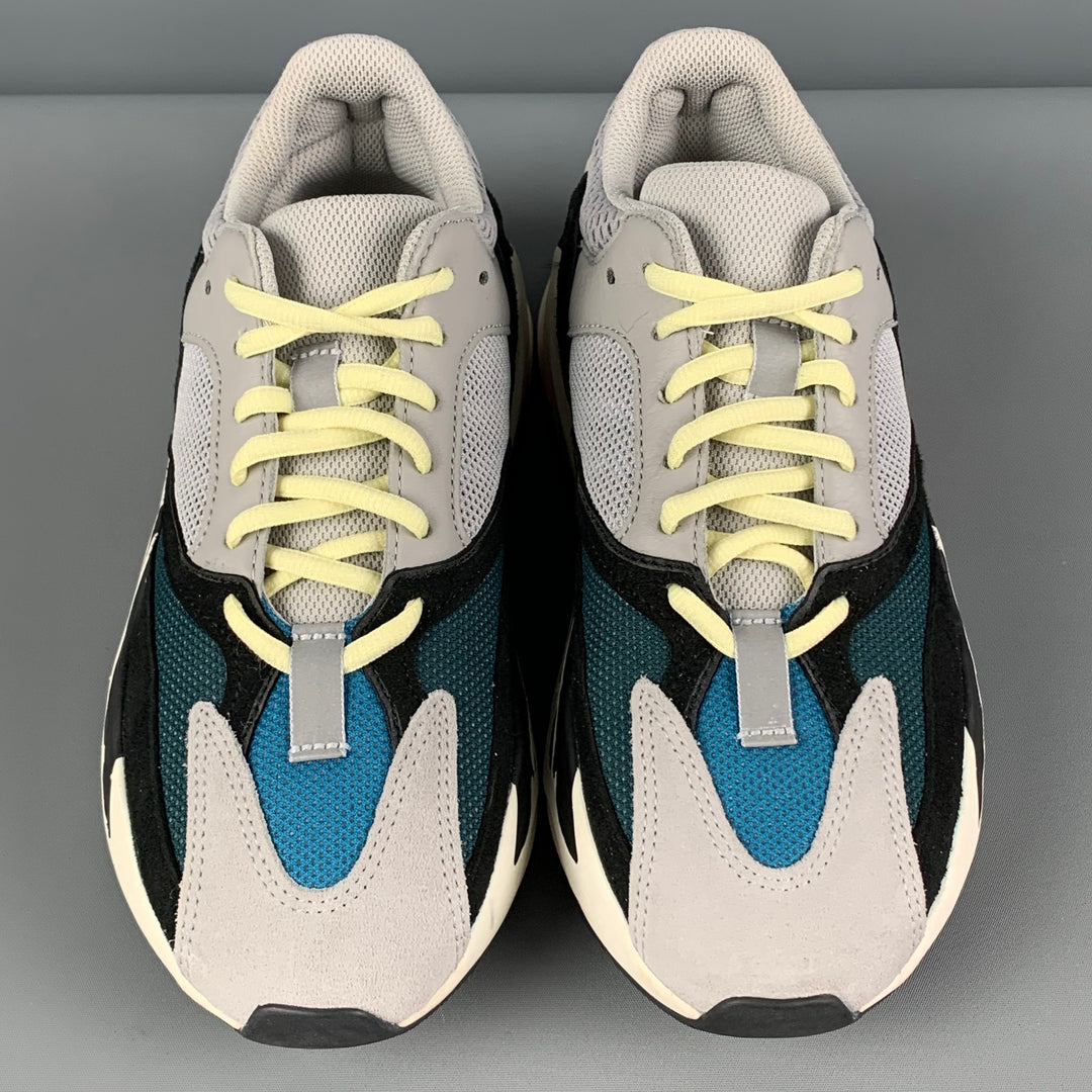 ADIDAS x YEEZY Wave Runner Boost 700 Size 6 Grey Multi-Color Mesh Sneakers