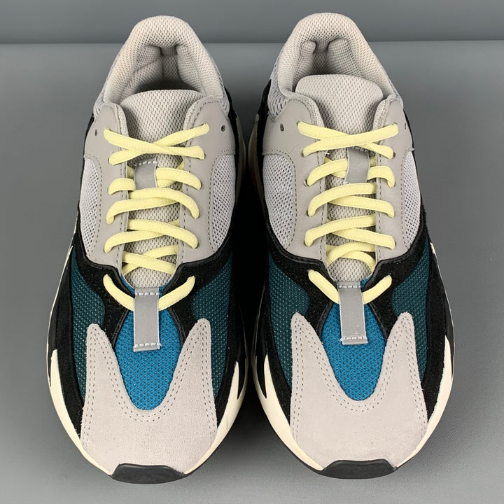 ADIDAS x YEEZY Wave Runner Boost 700 Size 6 Grey Multi-Color Mesh Sneakers