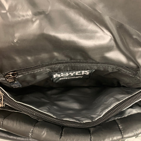 THINK-ROYLN Black Padded Nylon Handbag