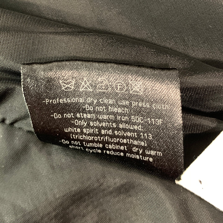 GIORGIO ARMANI Size 44 Black Velvet Viscose Blend Vest