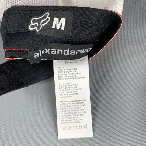 ALEXANDER WANG Size M Blue & Red Polyamide Blend Gloves