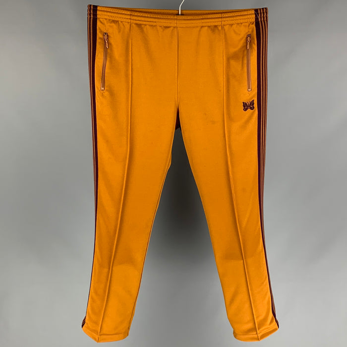 NEEDLES Pantalon de survêtement en polyester beige et marron taille 36