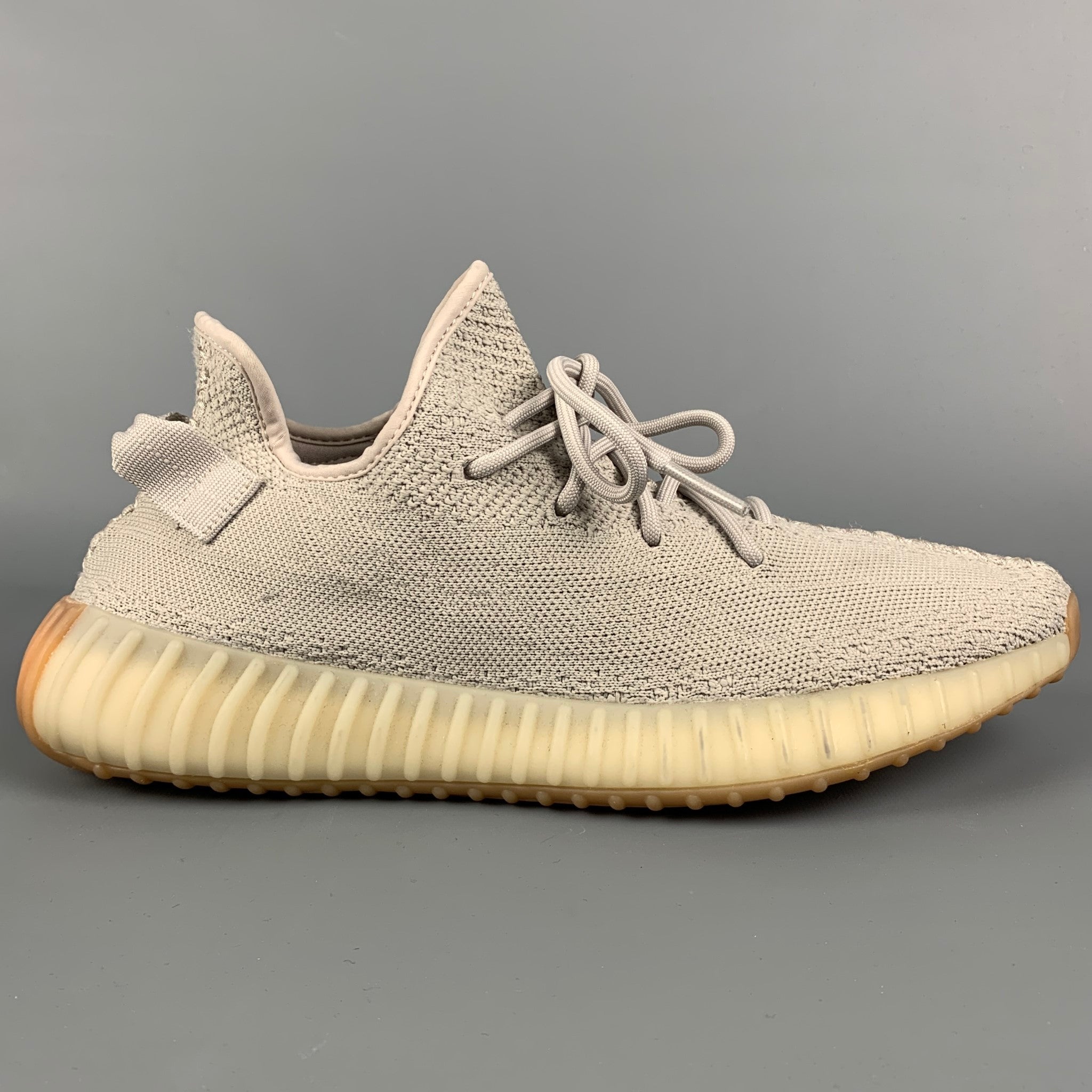 YEEZY x ADIDAS Boost 350 Size 11.5 Light Grey Lace Up Sneakers – Sui  Generis Designer Consignment