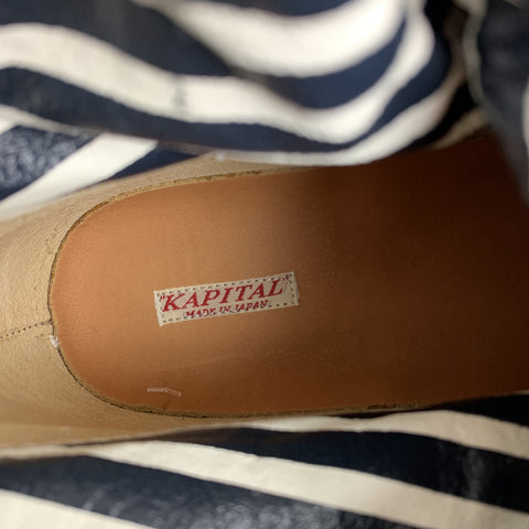 KAPITAL Size 6.5 Brown Leather Crepe Sole POPEYE Boots