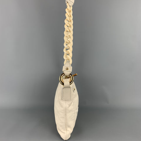 MARC JACOBS Cream Leather Shoulder Strap Handbag