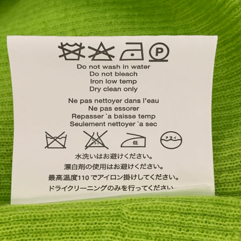 MICHAEL KORS Cashmere Ribbed Knit Size S Green Pullover