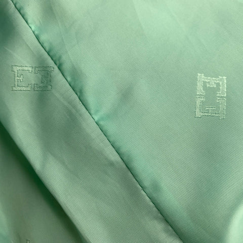 Veste de moto zippée en cuir menthe ESCADA taille 4