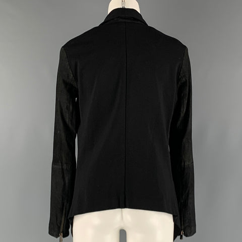 BOD & CHRISTENSEN Size S Black Rayon Blend Jacket