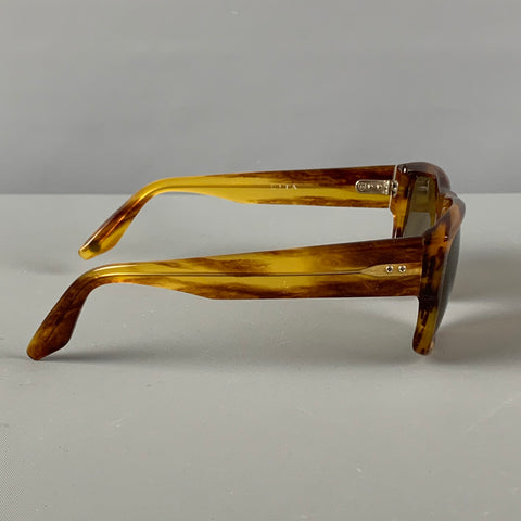Gafas de sol con interior de acetato en carey marrón DITA