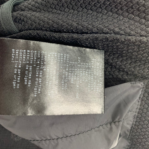 GIORGIO ARMANI Size 48 Black Textured Polyamide Sport Coat