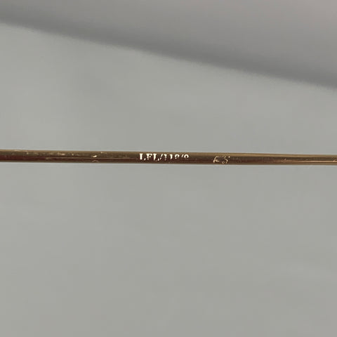 LINDA FARROW Amber Tortoise Acetate Sunglasses