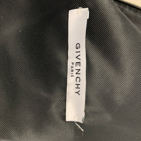 GIVENCHY Size 36 Black Mohair Wool Tuxedo 2 Piece Suit