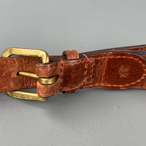 SMATHERS & BRANSON Size 40 Navy Embroidered Belt