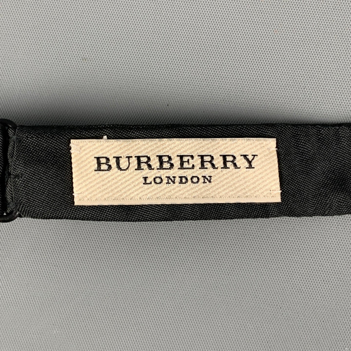BURBERRY Black Silk Bow Tie