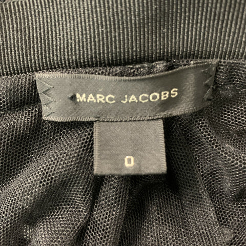MARC JACOBS Blusa con lazo de lunares negros Talla 0