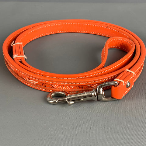 GOYARDLaisse pour chien Cuir Monogram Orange Maroquinerie